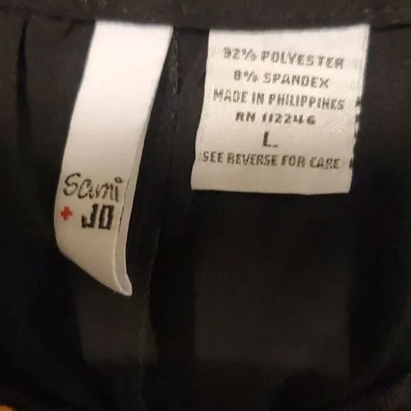 Sami +Jo woman L Black Beaded Neckline maxi Sleeveless dress - Picture 5 of 7